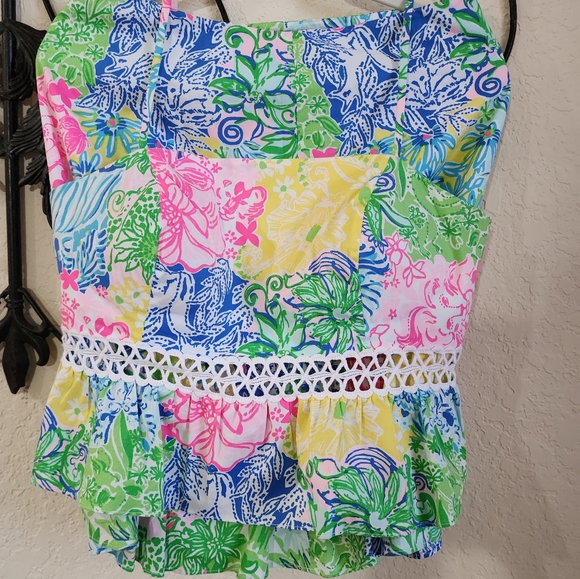 NWOT Cheek to cheek 2 piece Lilly Pulitzer. Size 8 skirt and top - Picture 2 of 5